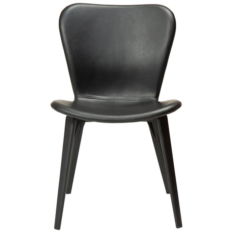 Paragon Stol Vintage Black Art.Leather, Black Ash