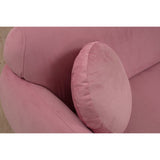 Bergen (223 x 83 x 86 cm) 3-sitssoffa Dammig rosa