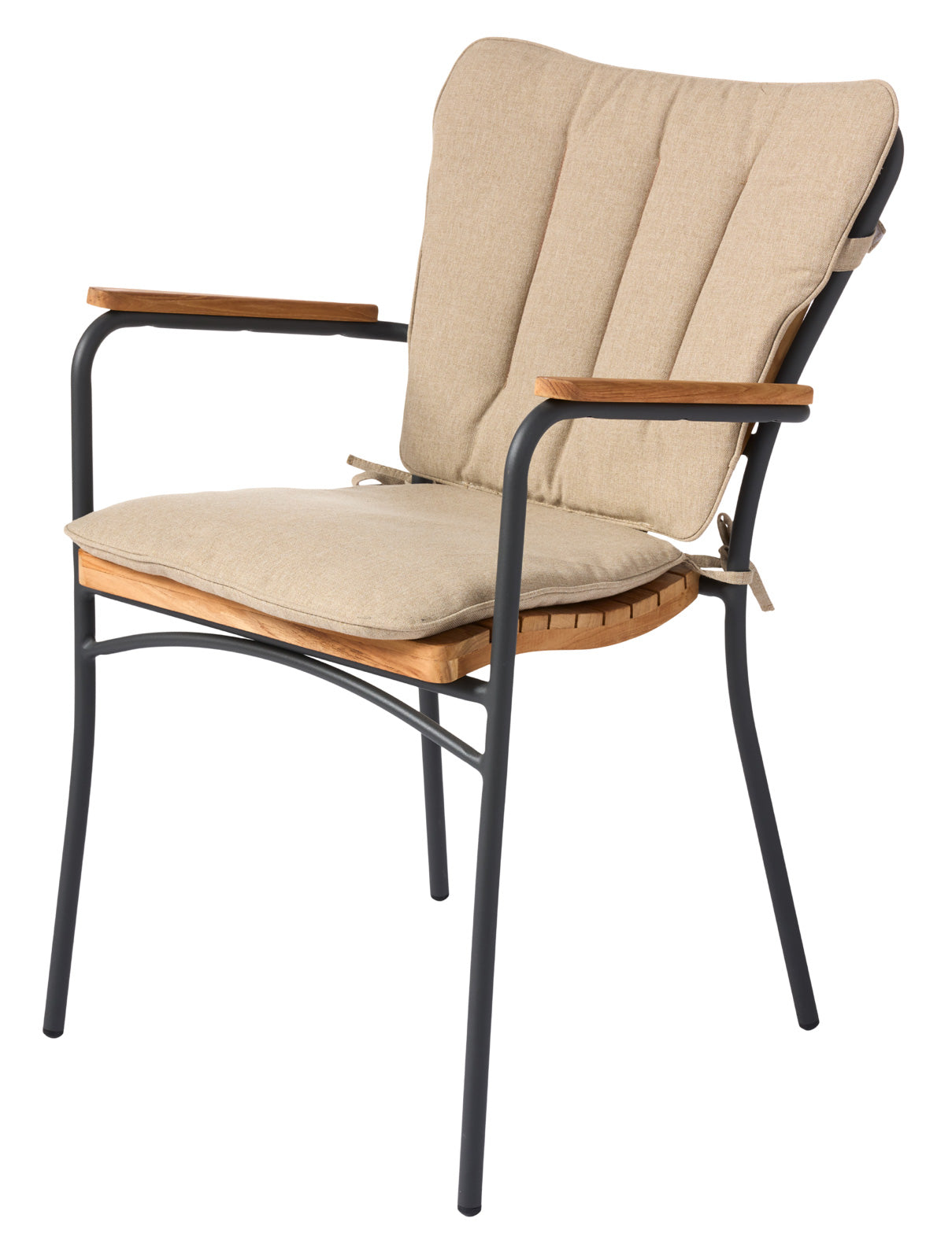 Ellen Trädgårdsstol i Teak och Aluminium Sandy Grey
