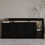 Cork (170 x 80 x 35 cm) Konsolbord Wood Black
