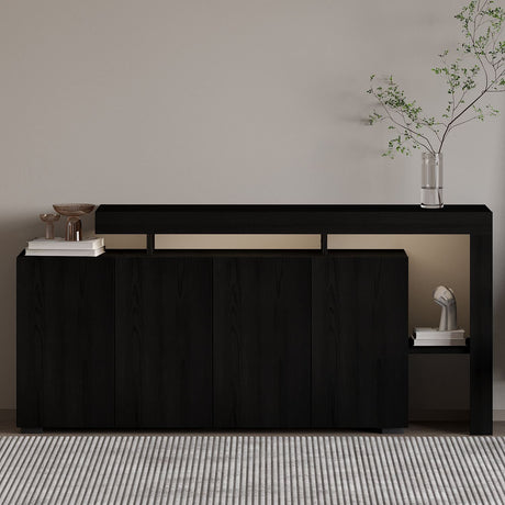 Cork (170 x 80 x 35 cm) Konsolbord Wood Black