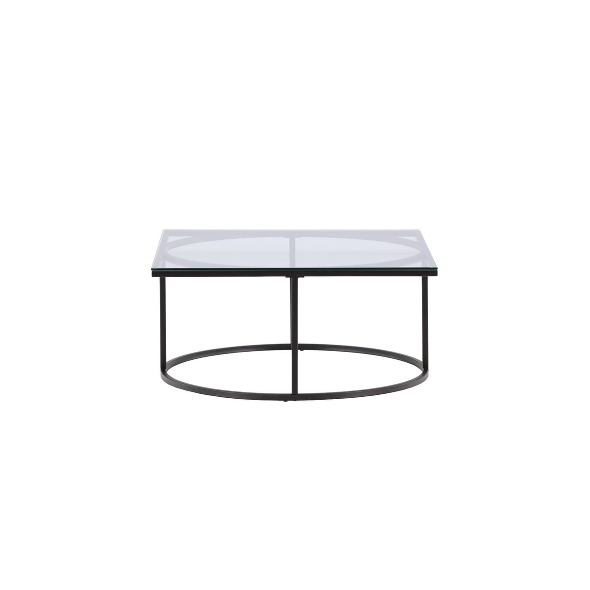 Skanör Soffbord Black, 90 x 90