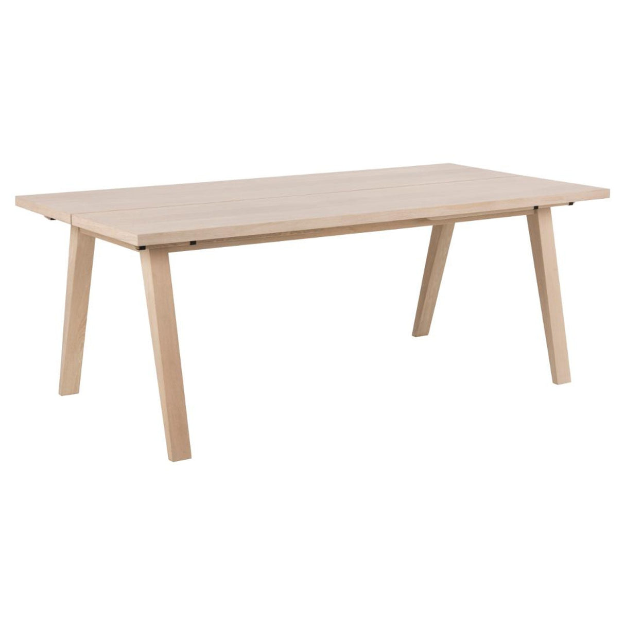 Arendal Matbord 75x200x95 cm Vitpigmenterad Ek