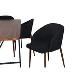 Uno, Arch Rektangulär matgrupp Svart,Natur, Svart,Natur, 200 x 90