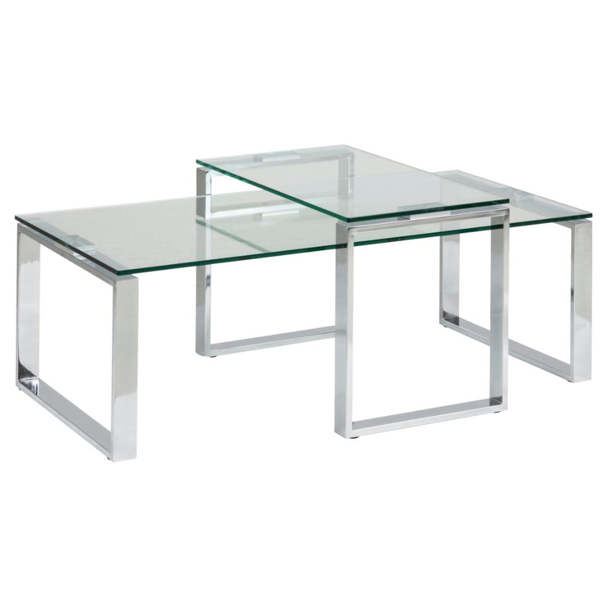 Katrine Soffbord 45x115x69 cm Klart glas