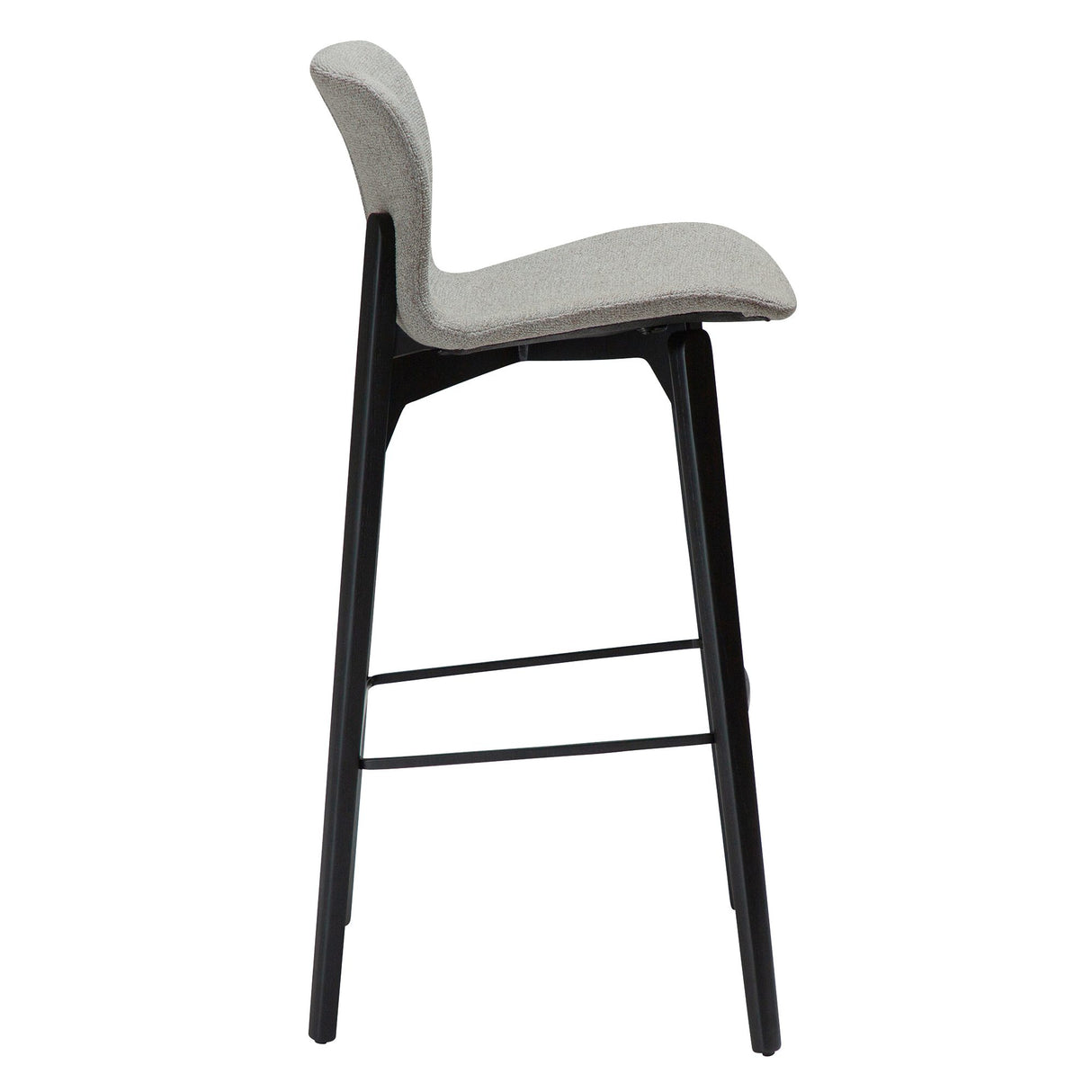 Paragon Barstol Pebble Earth Bouclé, Black 75 cm