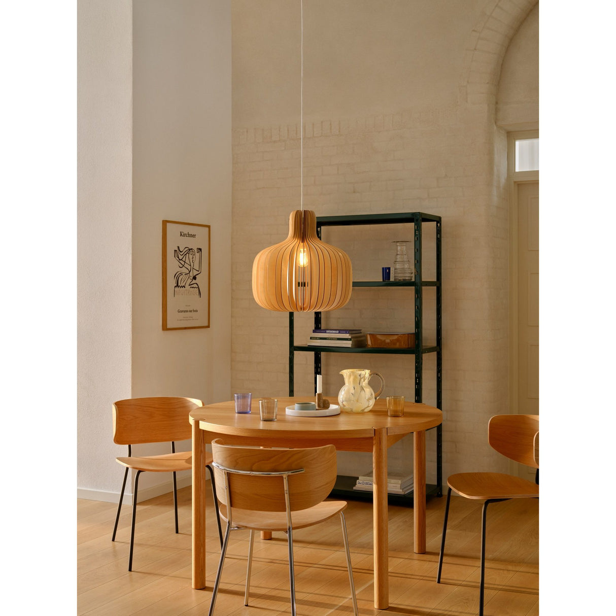 Hazo Taklampa Natur, 43 cm