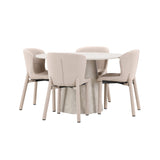 Lanzo, Astoria Runt matgrupp Beige, Beige, 4st