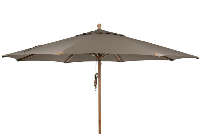 Parma Träparasoll Ø 3,5 m Trä/Taupe