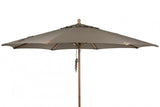 Parma Träparasoll Ø 3,5 m Trä/Taupe