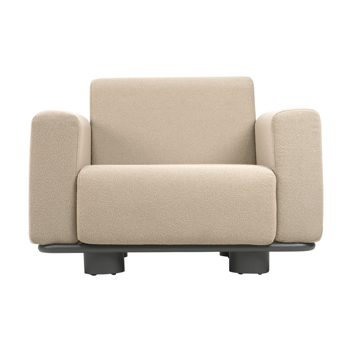 Bolster Fåtölj Antracit/Teddy Beige