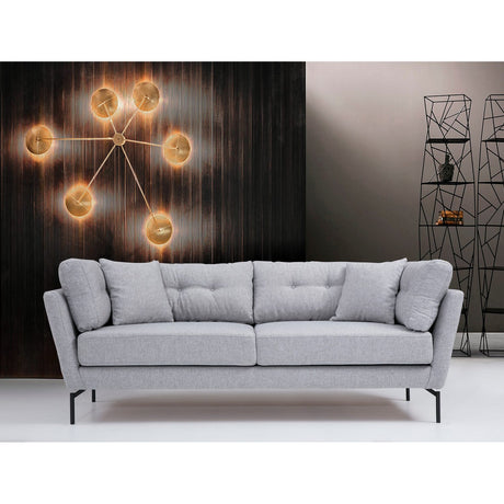 Arequipa 3-sits (214 x 90 x 84 cm) Grå 3-sitssoffa