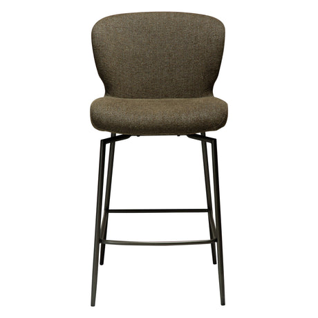 Glory Barstol Svängbar Dark Olive, Antique Brass