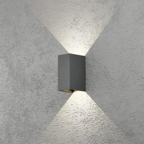 Cremona HP-LED 2x3W 17 cm Vägglampa Ute Antracit