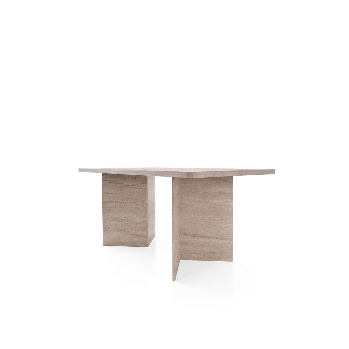 Loft Triangle Travertine (180 x 77 x 90 cm) Matbord