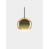 Mirror Ball Pendellampa Gold, 25 cm