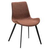 Hype Stol Pebble Red Bouclé, Black