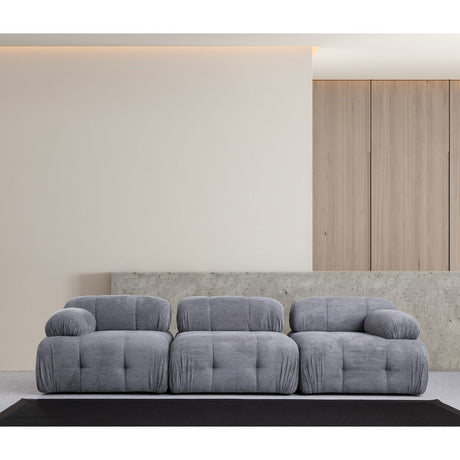 Siena 3 (290 x 95 x 75 cm) 3-sitssoffa Grå
