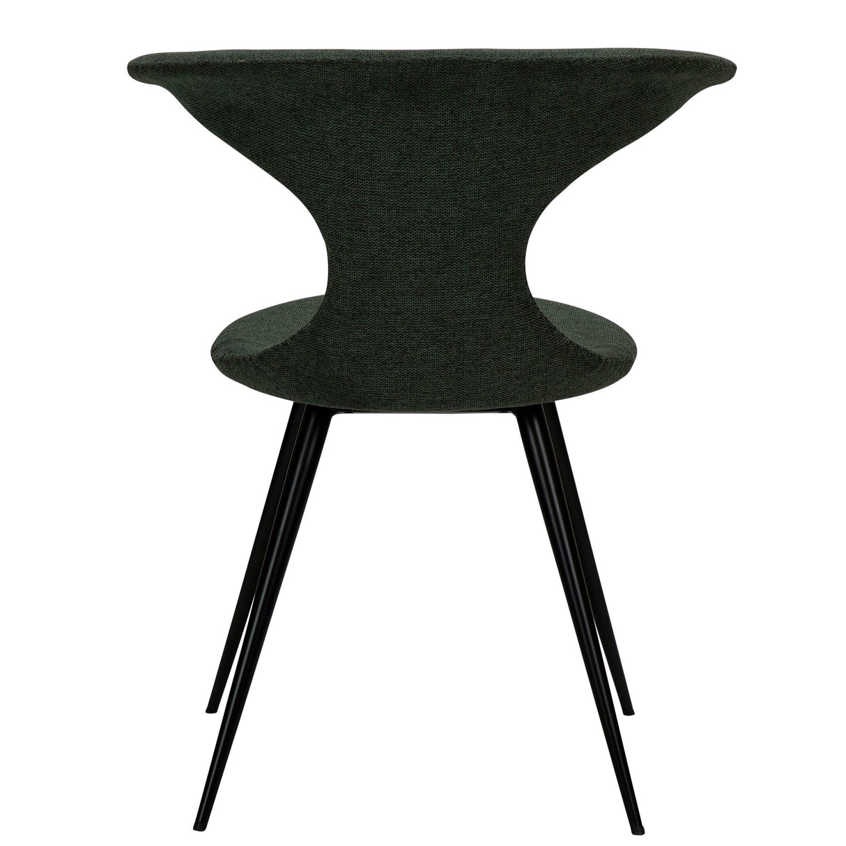 Flair Stol Sage Green, Round Black
