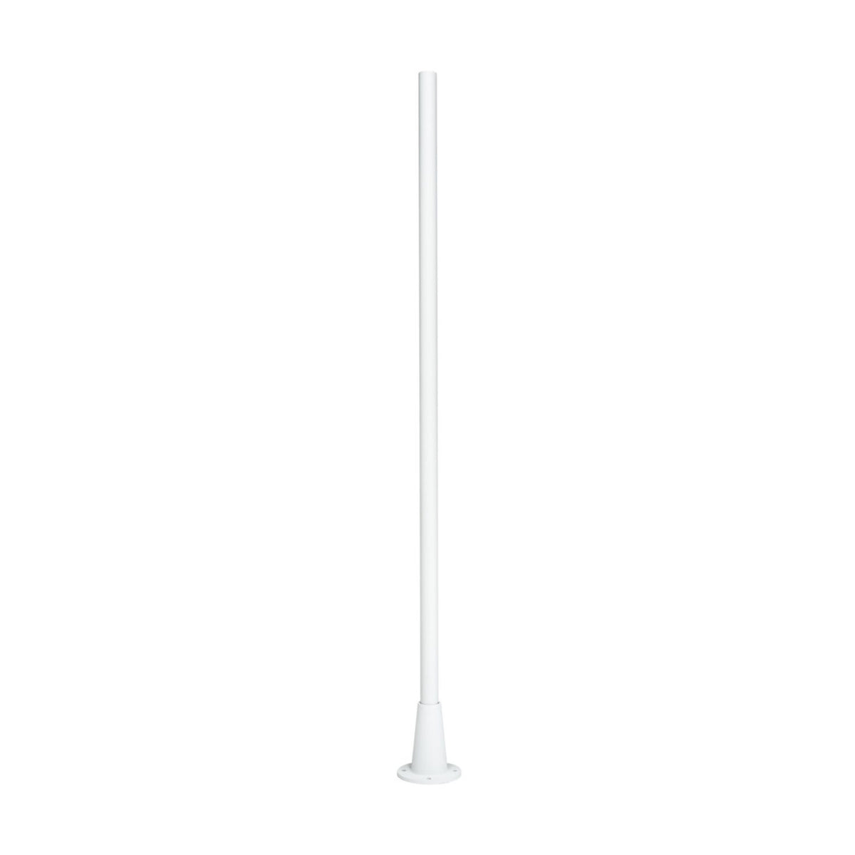 Pegasus 187 cm Belysningsstolpe Vit