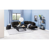 Cenon Satsbord 40x33x48 cm Marquina-marmor