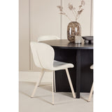 Strada, Lilja Oval matgrupp Beige, Svart, ⌀120