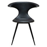 Flair Stol Raven Black Art.Leather, Black