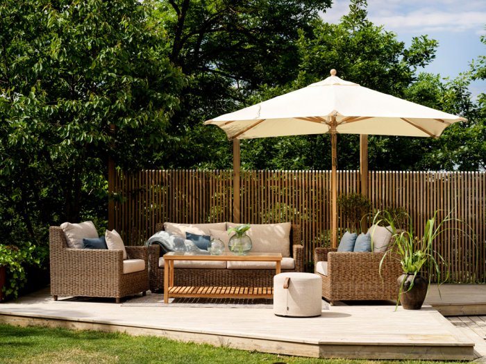 Sandkorn 2,5-Sits Soffa Natur