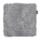 Curly Kvadrat Sittplätt Charcoal Grey Silver