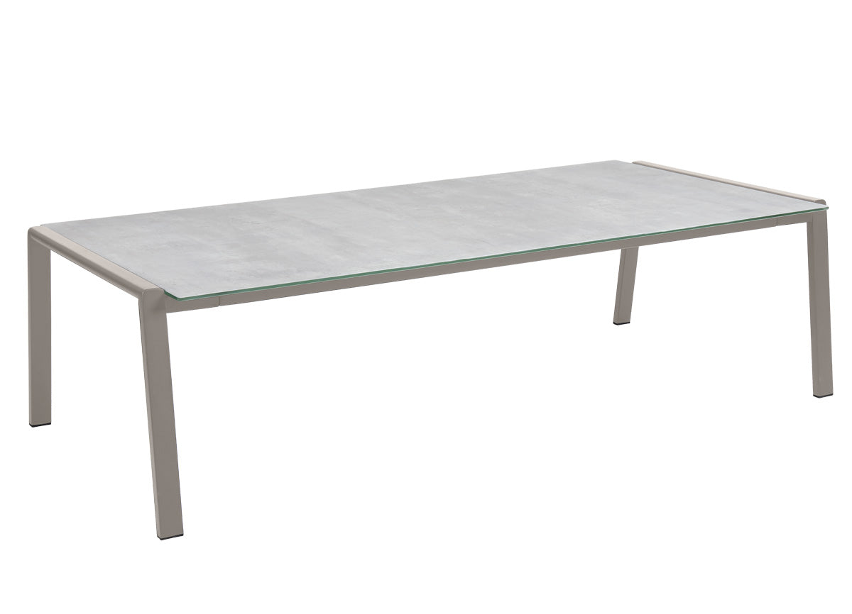 Lyra 2,5-sits Soffa med Soffbord Khaki