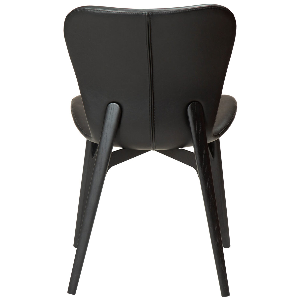 Paragon Stol Vintage Black Art.Leather, Black Ash