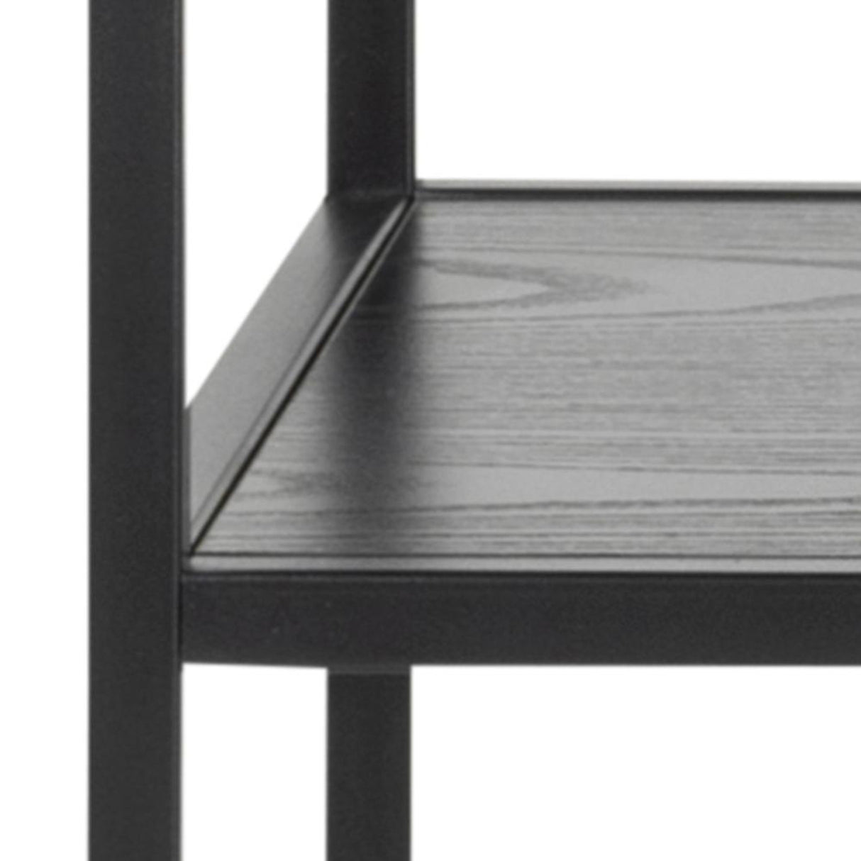 Seaford Konsolbord 79x100x35 cm Svart aska