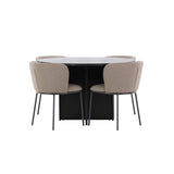 Strada, Edina Oval matgrupp Svart,Brun, Svart, ⌀120