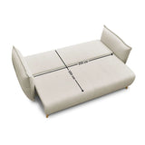 Eros 3-sits bäddsoffa Kräm