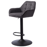 Cubo Barstol Fyrkant Mörkgrå