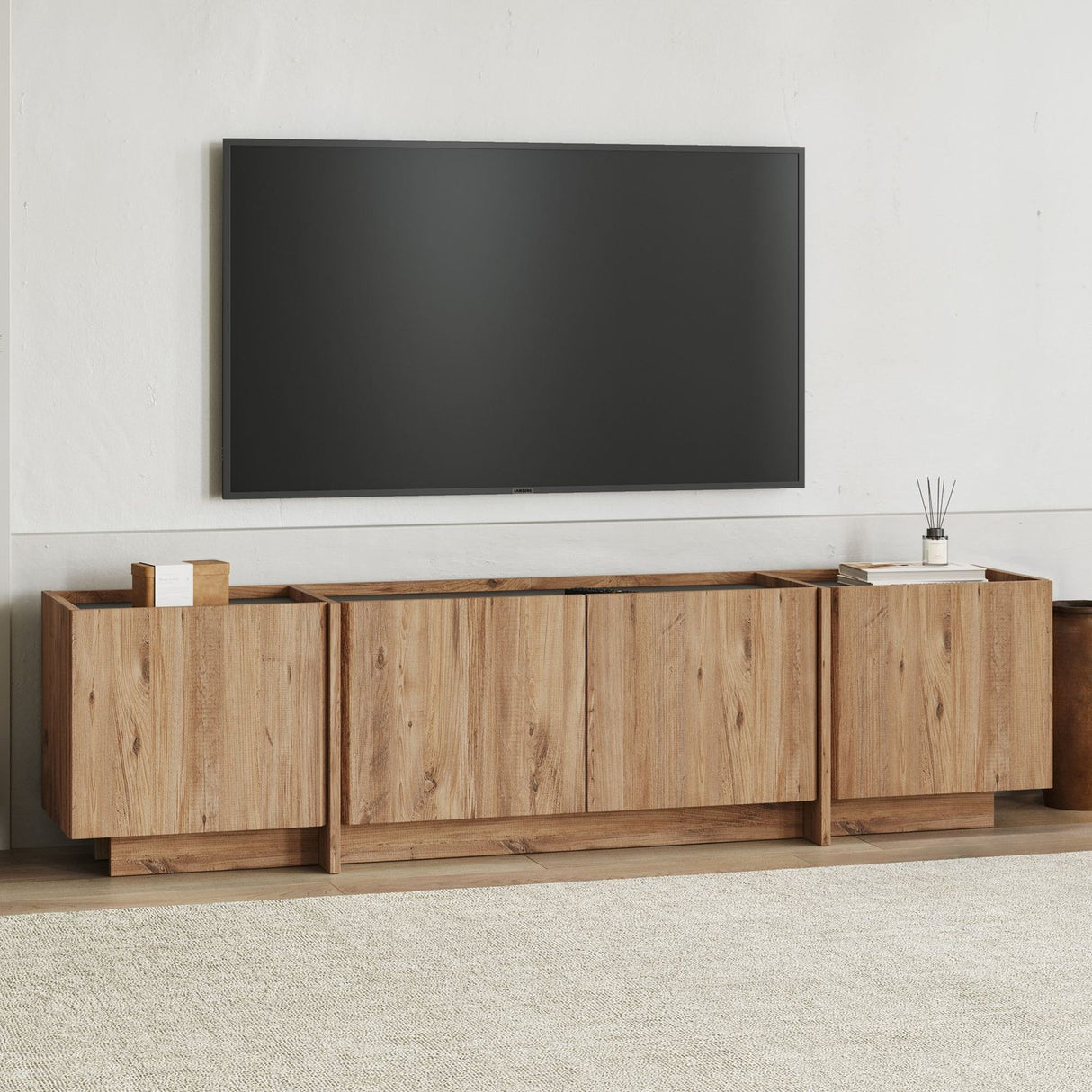 Victoria TV-bänk Atlantic Pine Antracit