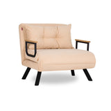 Freetown Single (26 x 120 x 60 cm) 1-sits bäddsoffa Creme