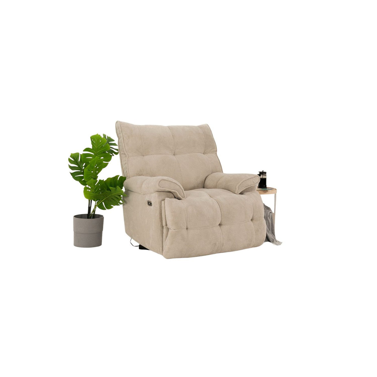Mandy Electrisk Reclinerfåtölj Kräm