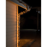 Mikro LED svart kabel 24V/IP44 Ljusslinga Ute 400 Lampor (27.93m), Amber