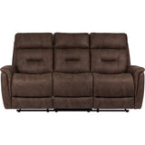 Johan 3-Sits Reclinersoffa Elektrisk Brun