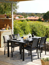 Rana Bord 200x90 cm Svart/Grå