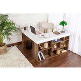 Ostia Skrivbord Valnöt Vit