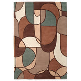 Modern Abstract Matta Multi Pastell