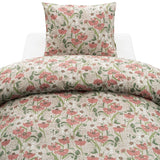 2-Dels Set Fleur Påslakanset Enkelsäng Rosa