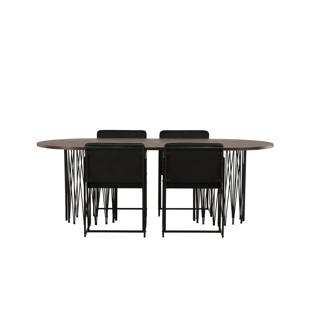 Stone, Richmond Oval matgrupp Svart, Svart, mocka, 220 x 100