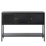 Milano Sideboard höga ben Svart