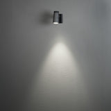 Andria HP-LED Mörkgrå Justerbar Vägglampa Ute
