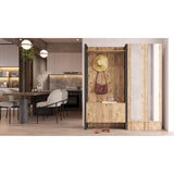 Harare Plus (90 x 180 x 34 cm) Atlantisk tall Hallstativ