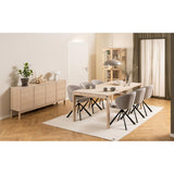 Pippa Matstol Monza tyg Beige