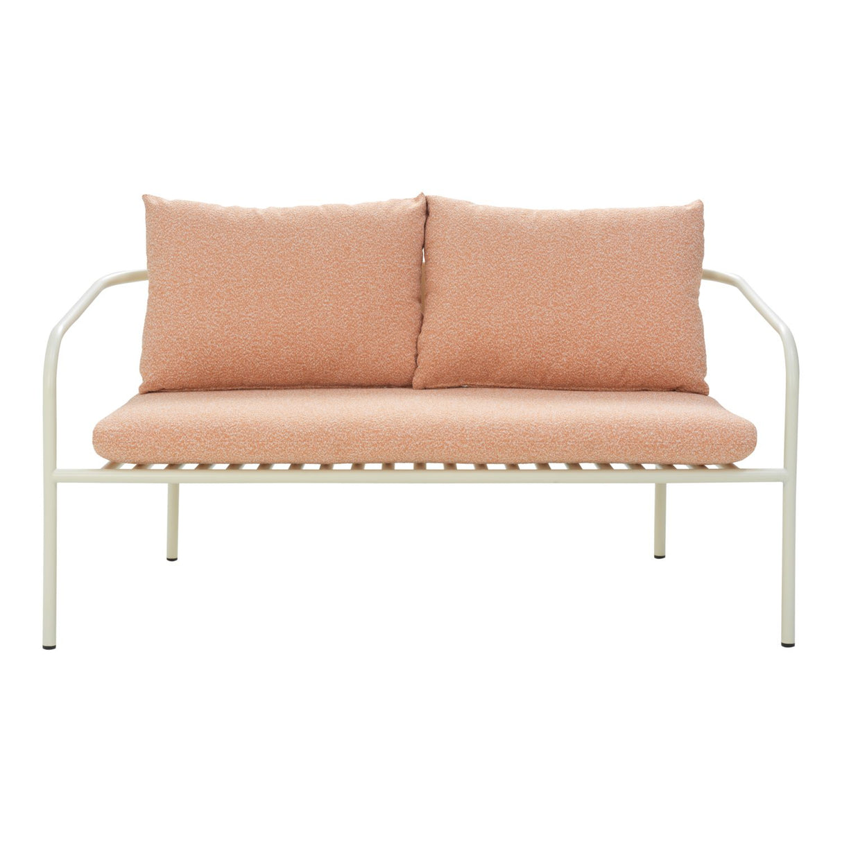 Bendt 2-sits Soffa 138x72 cm Pearl White/Teddy Orange